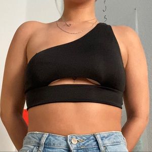 One Strap Cut Out Top